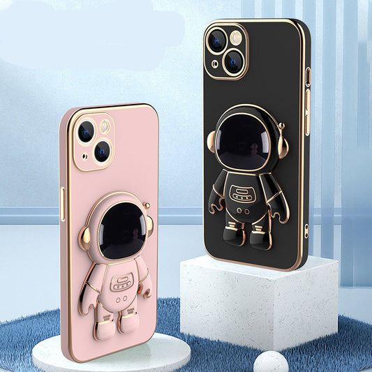 3D Astronaut Telefonhülle Anti-Drop Galvanikhalterung