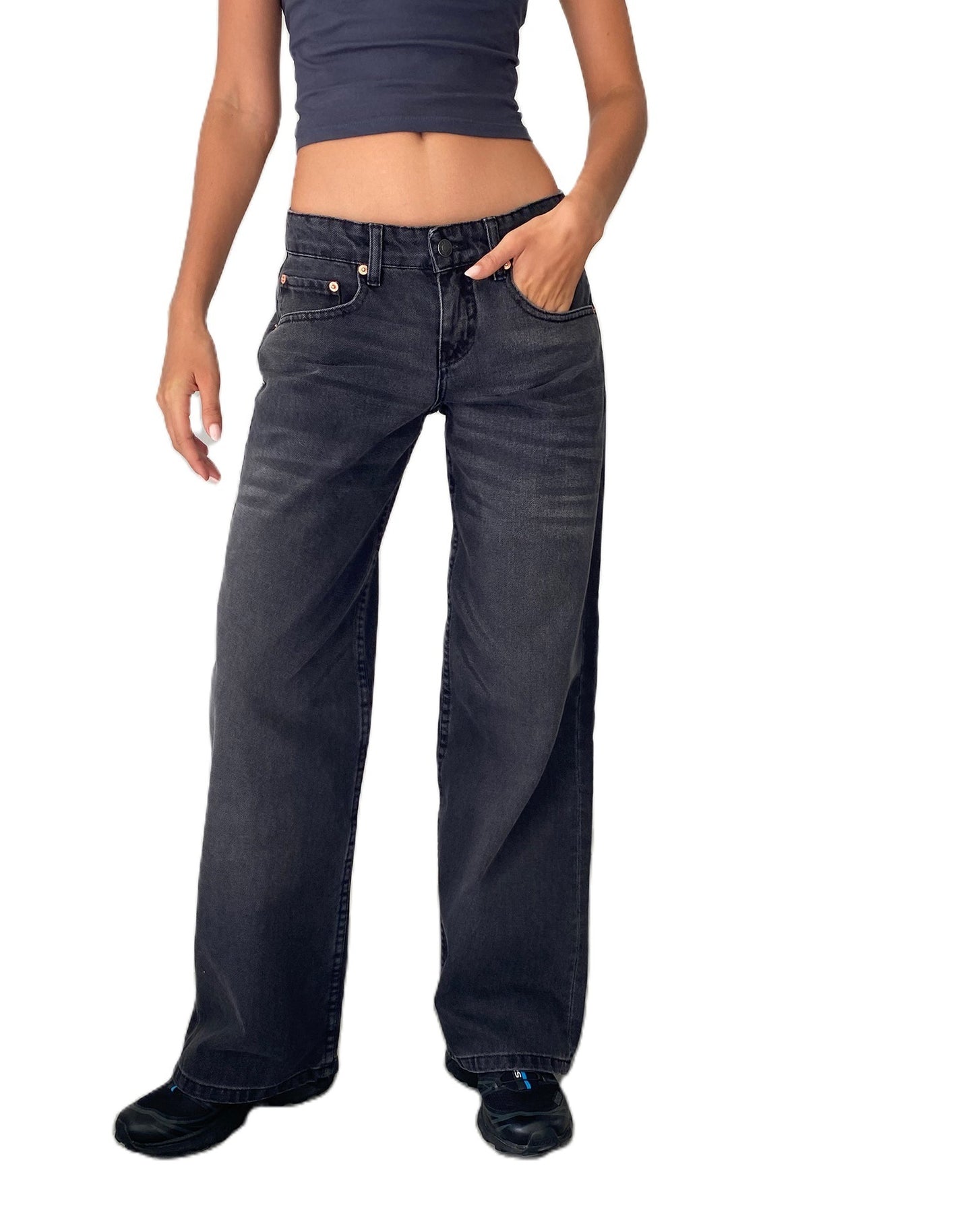 Hochwertige gerade Jeans für Damen