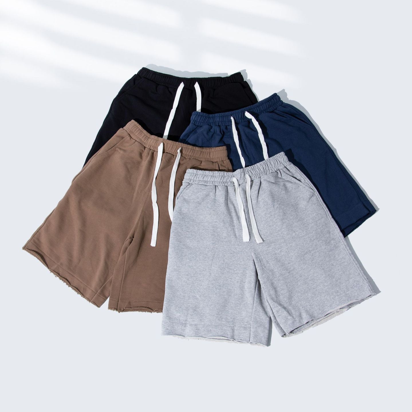 Pantalones rectos de estilo deportivo para hombre de algodón puro